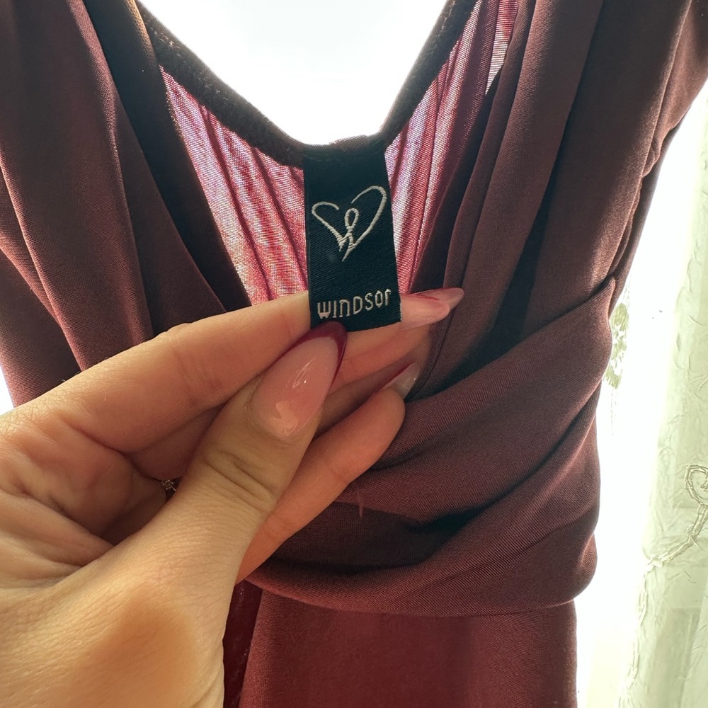 Windsor Burgundy Maxi Dress
